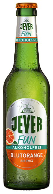 Flasche der Sorte Jever Fun Blutorange – zur Detailseite des Produkts
