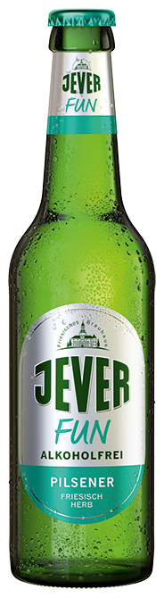 Flasche der Sorte Jever Fun – zur Detailseite des Produkts