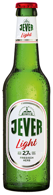 Flasche der Sorte Jever Light – zur Detailseite des Produkts